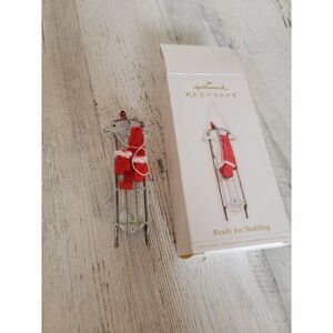Hallmark ready for sledding 2006 ornament Xmas